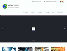 Tablet Screenshot of globebrazil.com.br
